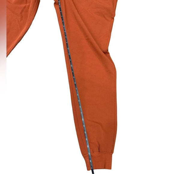 🧡 FIGS Zamora Jogger Scrub Pants Auburn Orange High Waisted Small Tall - Picture 12 of 16